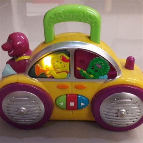 Barney musical toy car, Babies & Kids, Infant Playtime on Carousell