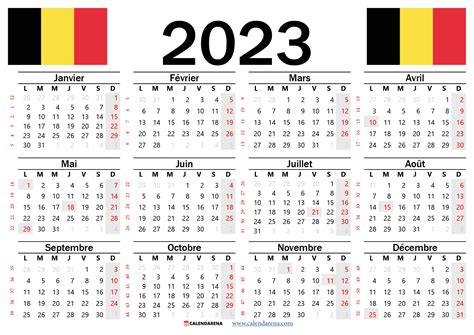 Calendrier Scolaire 2023 2024 Belgique Pdf - Image to u