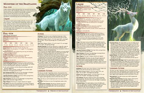 [OC][Homebrew] Demigod-level celestials from the Beastlands | Part 2 ...