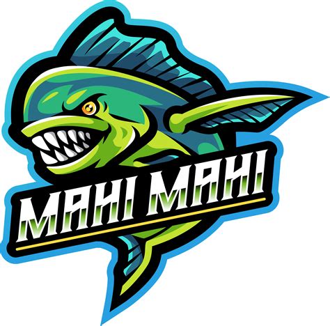 Mahi mahi fish esport mascot logo design By Visink | TheHungryJPEG