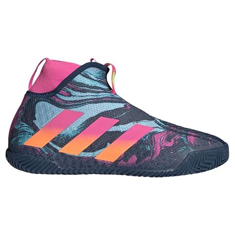 adidas Stycon Mens Tennis Shoe - Crew Navy/Screaming Pink/Screaming ...