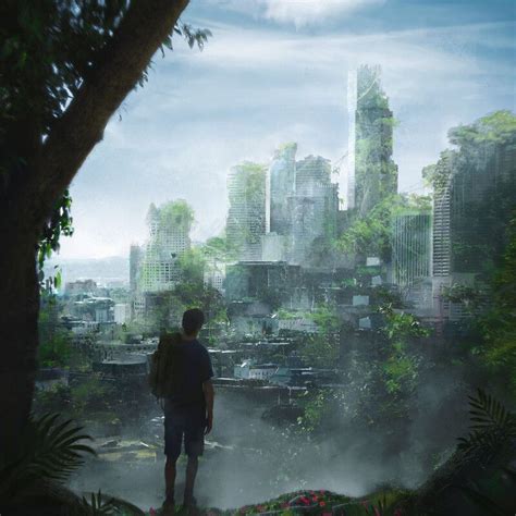 ArtStation - Overgrown City Cover Art, Rutger van de Steeg | Post apocalyptic art, Apocalypse ...