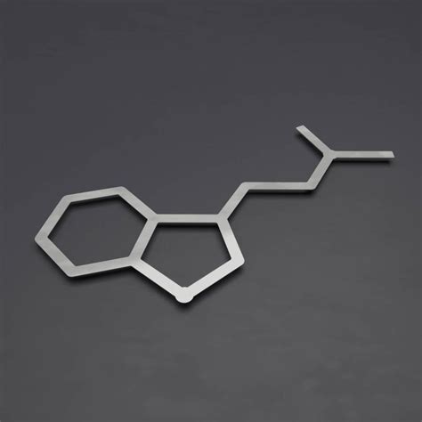 DMT Spirit Molecule Metal Wall Art, Modern Abstract Sculpture, Nerdy ...