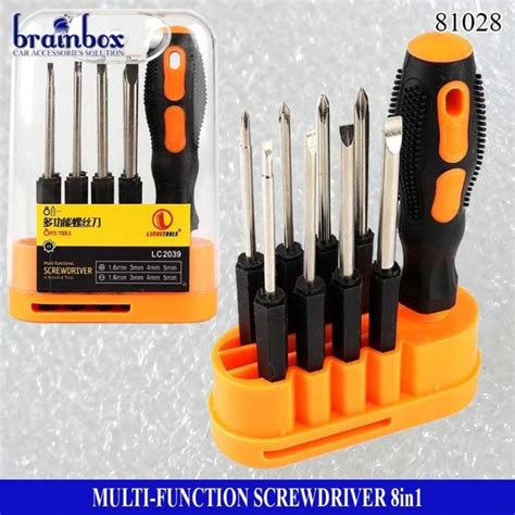 Jual Multifunction Screwdriver Obeng Set 8in1 Obeng Serbaguna - Kota ...