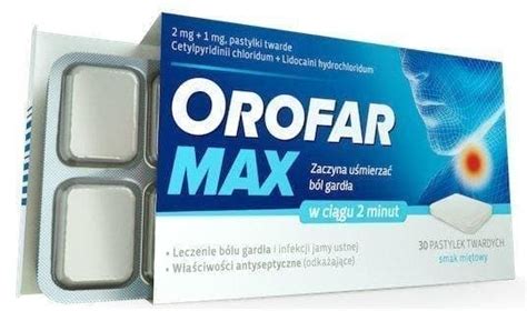 OROFAR MAX, Sore Throat Pain Thrush Aphthae Ulcer Infection Treatment UK