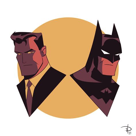 ArtStation - Fan Art | Bruce Timm Style Study | Batman and Superman