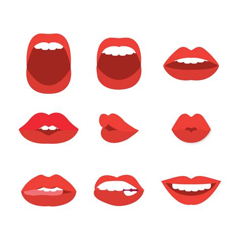 Lips Silhouette Vector at Vectorified.com | Collection of Lips Silhouette Vector free for ...