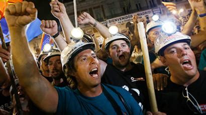 Spanish rallies turn violent as million people protest in 80 cities ...