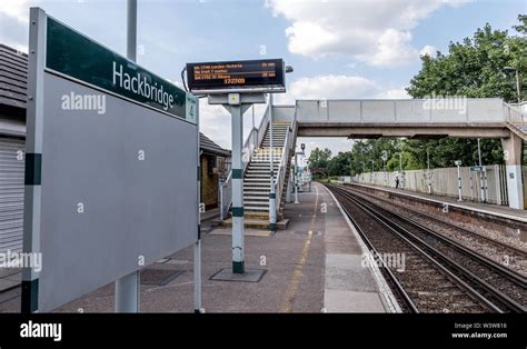 Hackbridge Station South London UK Stock Photo - Alamy