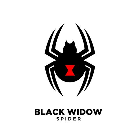 Red black widow spider logo icon design 2373407 Vector Art at Vecteezy