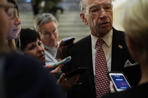 Chuck Grassley Says Workload May Deter Women From Joining Judiciary ...