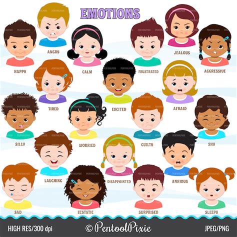 Emotions Clipart For Kids