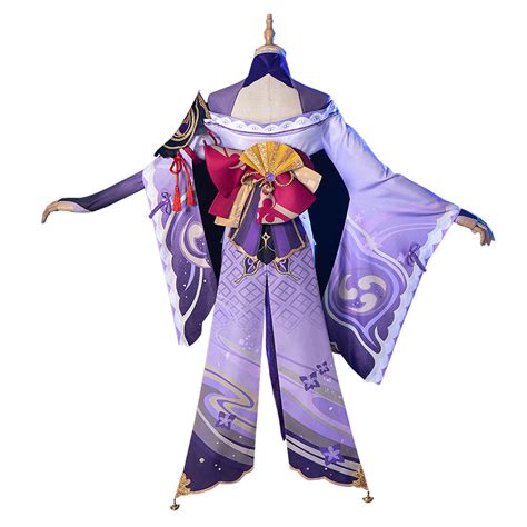 Genshin Impact Baal Raiden Shogun Cosplay Costume Outfits Halloween Ca – Cosplaysky.ca