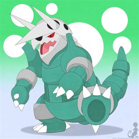 Shiny aggron by Elsdrake on DeviantArt