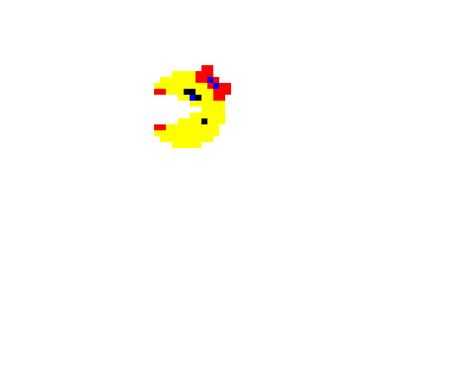 Ms pac man pixel art