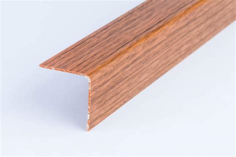 Wood Effect Plastic PVC Corner 1M Angle Trim Wall Corner Guard Edge Protector TMW Profiles 15mm ...