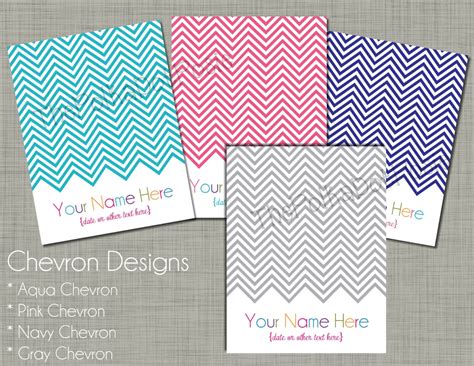 Personalized Planner Cover Page printable PDF - Etsy