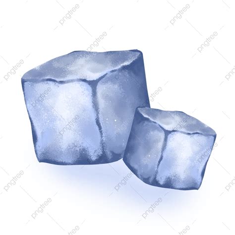 Ice Cube Hd Transparent, Blue Ice Cube, Ice Cube, Blue, Summer PNG Image For Free Download