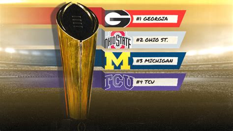 College Football Playoff Rankings: Georgia takes over No. 1 as Michigan ...