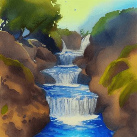 Watercolor African Landscape Graphics · Creative Fabrica