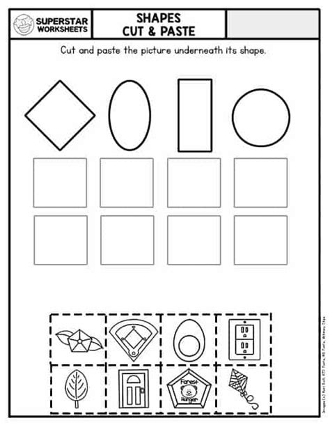 Math Cut And Paste Activity