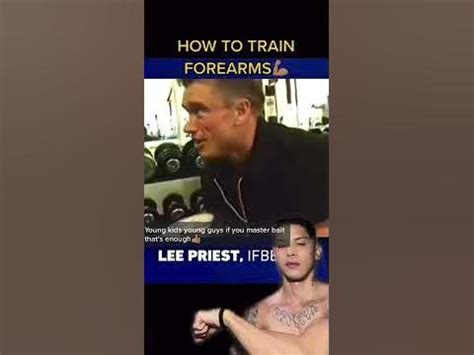 Forearm training tip and advice Lee Priest - YouTube