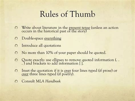 PPT - Rules of Thumb PowerPoint Presentation, free download - ID:5759279