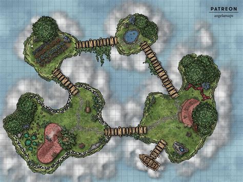 Sky Islands Battlemap – Angela Maps – Free, Static, and Animated Battle ...