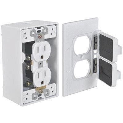 Buy White Duplex Outlet Kit - Homebox4.com