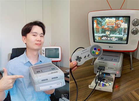 Gamer Combines Sony PlayStation and SNES, Creates Custom-Built Super ...