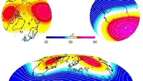 Earth Magnetic Field Map Live