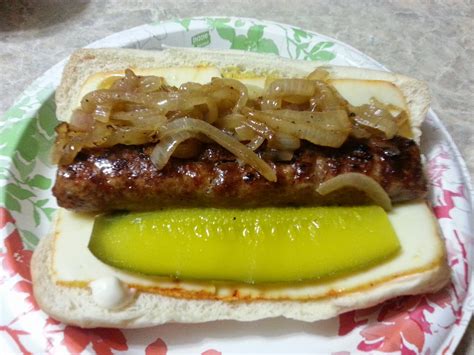 More Wine...Less Whine!: Smoked Sausage Sandwiches With Beer-braised Onions