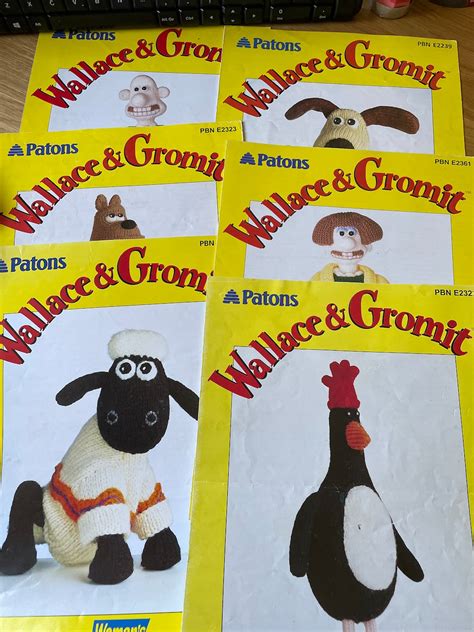 Wallace & Gromit Vintage Knitting Patterns by Alan Dart - Etsy