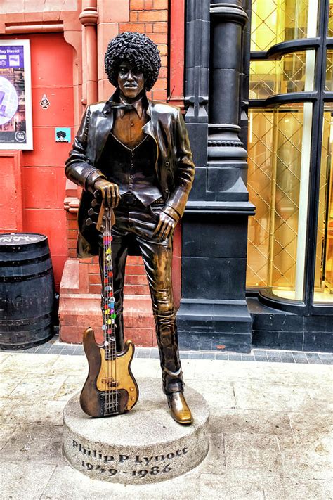 Phil Lynott Statue in Dublin Photograph by John Rizzuto