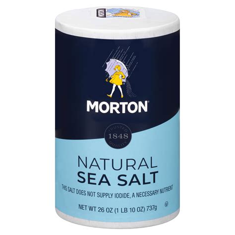 Morton Sea Salt, Natural All-Purpose, 26 Ounce - Walmart.com