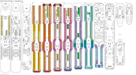 Celebrity Solstice Continental Deck Plan Tour