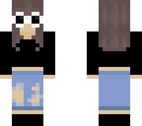 Girl With Glasses | Minecraft Skins