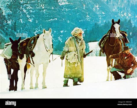 JEREMIAH JOHNSON, from left: Will Geer, Robert Redford, 1972 Stock ...