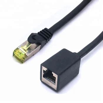 Rj45 Gg45 Sftp Sstp Cat7 Male To Female Ethernet Lan Extension Extender Plug Coupler Converter ...