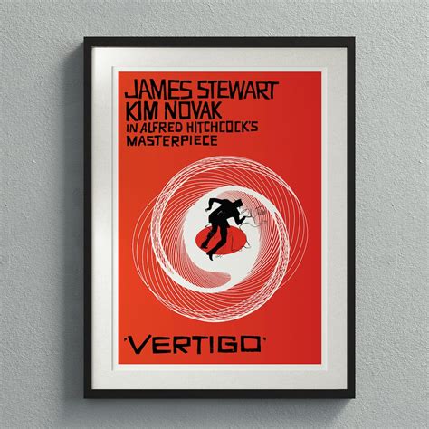 Vertigo Movie Poster Digital Download, Movie Poster, Wall Art Print ...