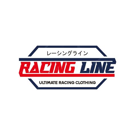 Premium Vector | Racing line logo