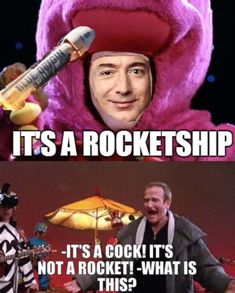 Jeff to Smoochy | Jeff Bezos' Rocket | Know Your Meme