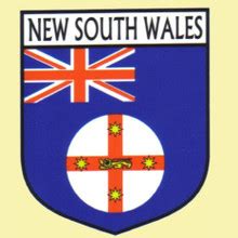 New South Wales Flag County Flag of New South Wales Decal Sticker - For ...