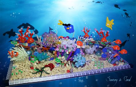 Coral Reef | Cool lego creations, Lego projects, Lego creations