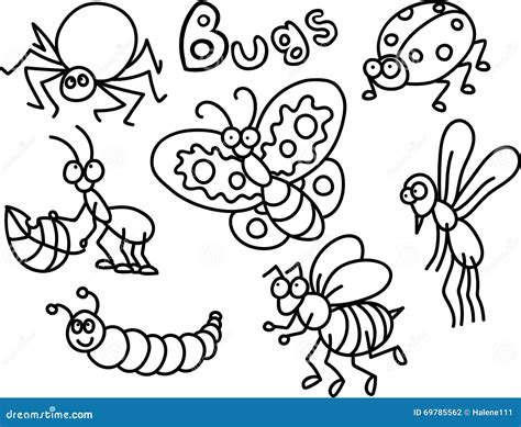 24 Insects For Kids Printables : Free Coloring Pages