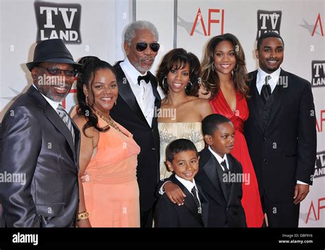 Morgan Freeman with his children and grand children 2011 "TV Land ...