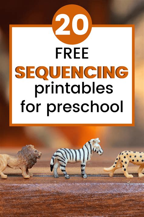 20 Free Printable Sequencing Cards for Preschoolers