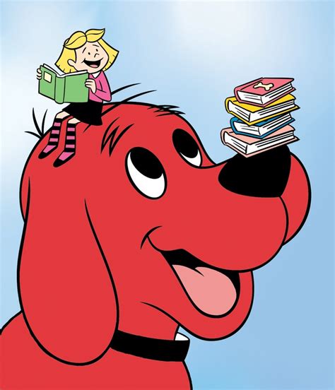 Clifford and Emily Elizabeth love reading! | Clifford the Big Red Dog | Pinterest | Love ...