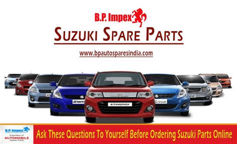 Ask These Questions To Yourself Before Ordering Suzuki Parts Online ...