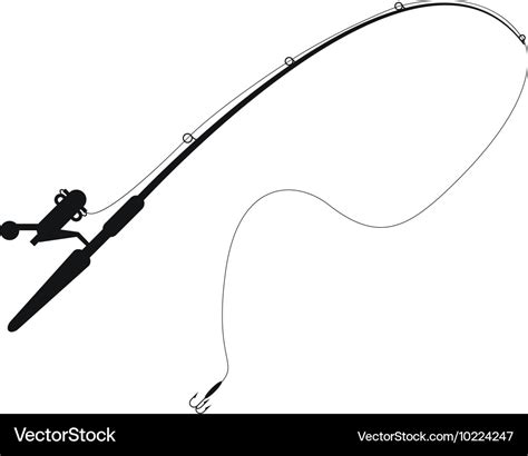 Fishing rod icon Royalty Free Vector Image - VectorStock